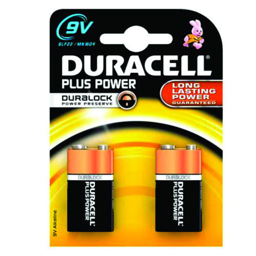 Duracell 9 Volt Battery PK2