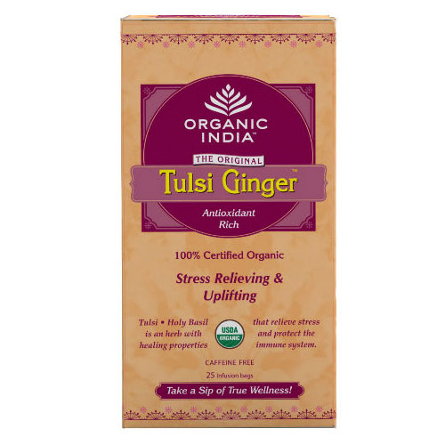 Organic India Tulsi Ginger Tea Bags PK25