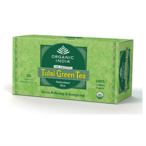 Organic India Tulsi Green Tea Bags PK25