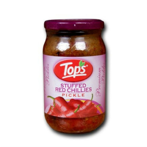Tops Stuffed Red Chilli Pickle 400gms